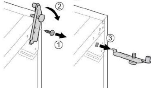 SIEMENS GS33VVWE0N - Sostituzione della cerniera inferiore della porta - 2