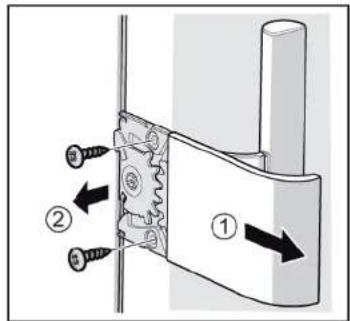 SIEMENS GS33VVWE0N - Remover o puxador "easy opening" - 1