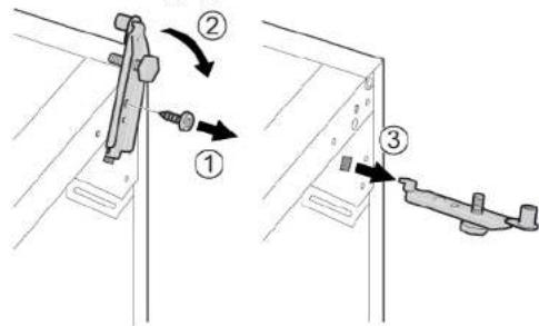 SIEMENS GS33VVWE0N - Replacing door lower hinge - 2