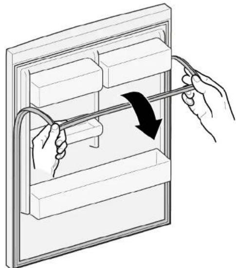 SIEMENS GS33VVWE0N - Retirer le joint de porte - 2