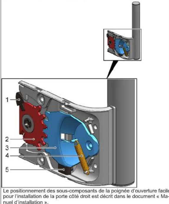SIEMENS GS33VVWE0N - Montage de la poignée à ouverture facile - 2