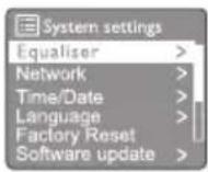 PHILIPS TAM8905 - Utilisation du menu des paramètres système - 1