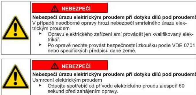 Profilo DF1136WEVV - POZOR!   Nebezpeči padajicich dilu kvuli   Poskozeni jin'ych caskt spotfebiče napr. podlachy   Zajstěte jegnolíve soucăst - 1