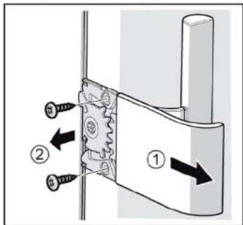 Profilo DF1136WEVV - Az easy opening handle fogantyu eltavolitasa - 1