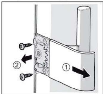 Profilo DF1033WEVV - Az easy opening handle fogantyu eltavolitasa - 1