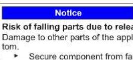 Profilo DF1033WEVV - Replacing door lower hinge - 10
