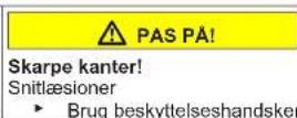 Profilo DF1029WEVV - Udskiftning af nederste dørhængsel - 4