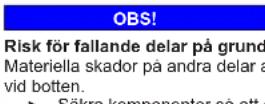 Profilo DF1029WEVV - Byta dörrens övre gångjärn - 10