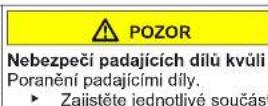 Profilo DF1029WEVV - Výměna dolního závěsu dvířek - 8