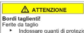 Profilo DF1029WEVV - Sostituzione della cerniera superiore della porta - 4