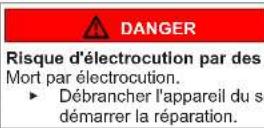 Profilo DF1029WEVV - Remplacer la charnière supérieure de la porte (porte avec afficheur) - 14