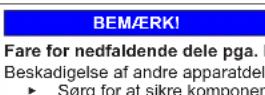 Profilo DF1029WEVV - Udskiftning af øverste dørhængsel - 10