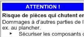Profilo DF1029WEVV - Remplacer la charnière supérieure de la porte (porte avec afficheur) - 10