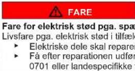 Profilo DF1029WEVV - Udskiftning af LED-lampe foroven - 4