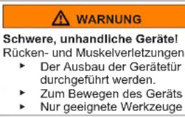 Profilo DF1029WEVV - Austauschen des oberen Türscharniers - 2