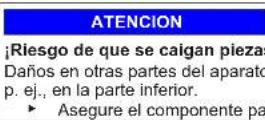 Profilo DF1029WEVV - Sustituir la bisagra superior de la puerta (puerta con display) - 11