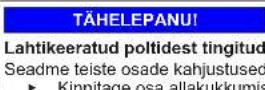 Profilo DF1029WEVV - Alumise uksehinge vahetamine - 10