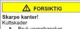 Profilo DF1029WEVV - Utskiftning av nedre dørhengsel - 4