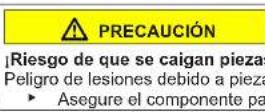 Profilo DF1029WEVV - Sustituir la bisagra superior de la puerta (puerta con display) - 9