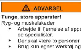 Profilo DF1029WEVV - Udskiftning af øverste dørhængsel - 2