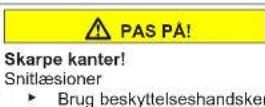 Profilo DF1029WEVV - Udskiftning af LED-lampe foroven - 8