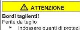Profilo DF1029WEVV - Sostituzione della cerniera inferiore della porta - 4