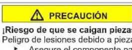Profilo DF1029WEVV - Sustituir la bisagra inferior de la puerta - 8