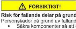 Profilo DF1029WEVV - Byta dörrens övre gångjärn (dörr med display) - 9