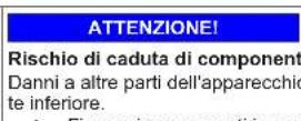 Profilo DF1029WEVV - Sostituzione della cerniera superiore della porta (porta con display) - 10