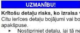 Profilo DF1029WEVV - Durvju augšējās viras nomaiņa (durvis ar displeju) - 10
