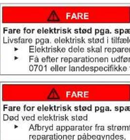 Profilo DF1029WEVV - Udskiftning af det øverste dørhængsel (dør med display) - 10