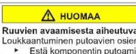 Profilo BD3056LFVN - Oven ylasaranan vaittaminen - 8