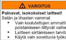 Profilo BD3056WFUN - Oven ylasaranan vaittaminen - 2