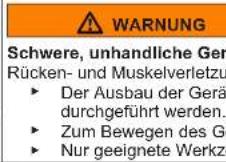 Profilo BD3056WFUN - Austauschen des oberen Turscharniers - 2