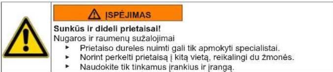 Profilo BD3056WFUN - Apatinio dureliu vyrio keitimas - 1