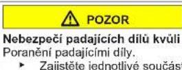 Profilo BD3056WFUN - Vymena stredniho zavesu dvirek - 8