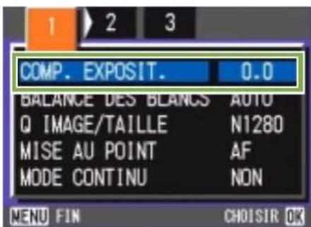 RICOH Caplio G3 - Prises de vue consécutives avec une balance des blancs différent (BALANCE DES BLANCS) - 2