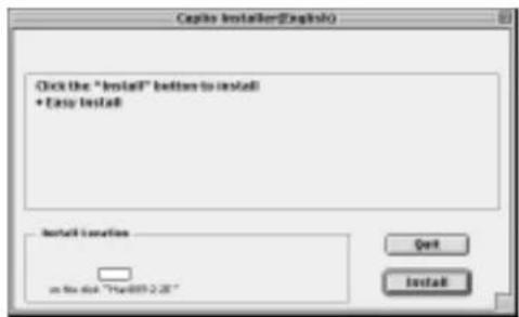 RICOH Caplio G3 - Sous Mac OS 8.6 à 9.2.2 - 3