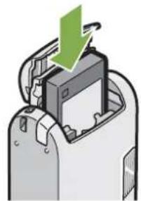 RICOH Caplio G3 - Insertion de la batterie rechargeable - 2