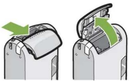 RICOH Caplio G3 - Insertion de la batterie rechargeable - 1