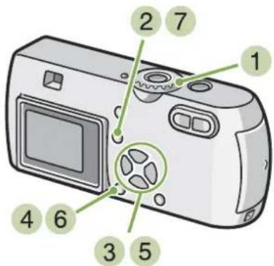 RICOH Caplio G3 - Modification du contraste de vos images fixes (NETTETÉ) - 2