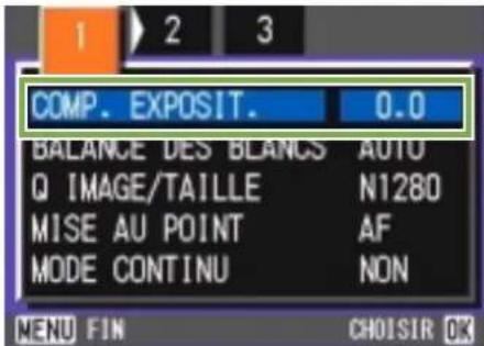 RICOH Caplio G3 - Retour aux réglages par défaut du Menu prise de vue (INITIALISER) - 2