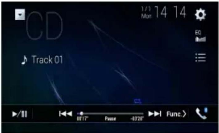 PIONEER AVICW6400NEX - Écran de source audio 1 - 1