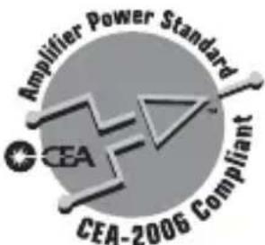 PIONEER AVICW6400NEX - Spécifications CEA2006 - 1