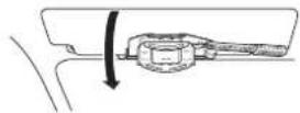 PIONEER NavGate HUD - 5Spingereinbassoilparasole,inposizione verticale. - 1