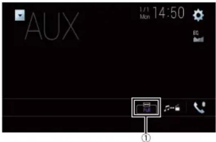 PIONEER AVICZ630BT - Changement du mode écran large - 1