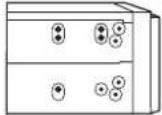 PIONEER AVICZ7330DAB - Fastening this product to the factory radio-mounting bracket. - 1
