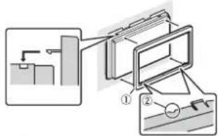 PIONEER AVICZ7330DAB - Einbau mit der Halterung - 3