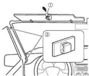 PIONEER AVICZ6210BT - Mounting on the sun visor - 2