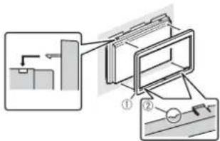 PIONEER AVICZ820 AB - Installation avec le support - 3